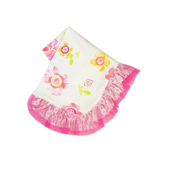 HAUTE BABY Other - NEW HAUTE BABY honey child receiving blanket for baby girls in ivory pink